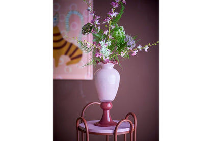 Vase „Roselle“ – Roséfarbenes Glas