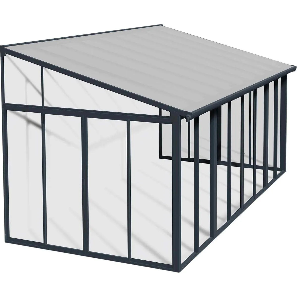 Canopia By Palram Extensión Adosada 703990 Pergola Aluminio Anthracite