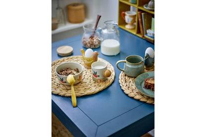 Tasse Zephyr – Natur, aus Steingut, Handgefertigt