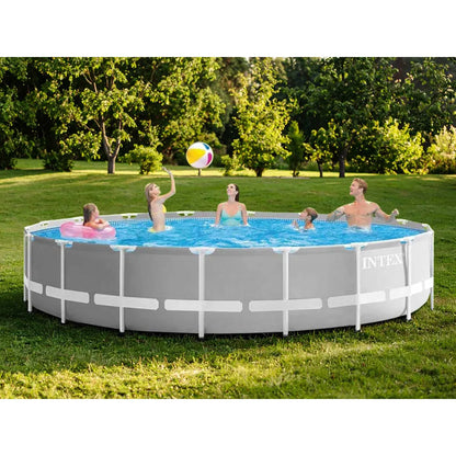 Intex Prism Frame Piscina Redonda Ø5.49x1.22m PVC Triple Capa