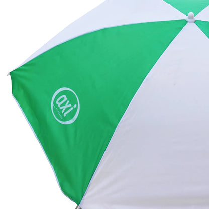 Axi House AXI Enfants Parasol Verde y Blanco para Niños