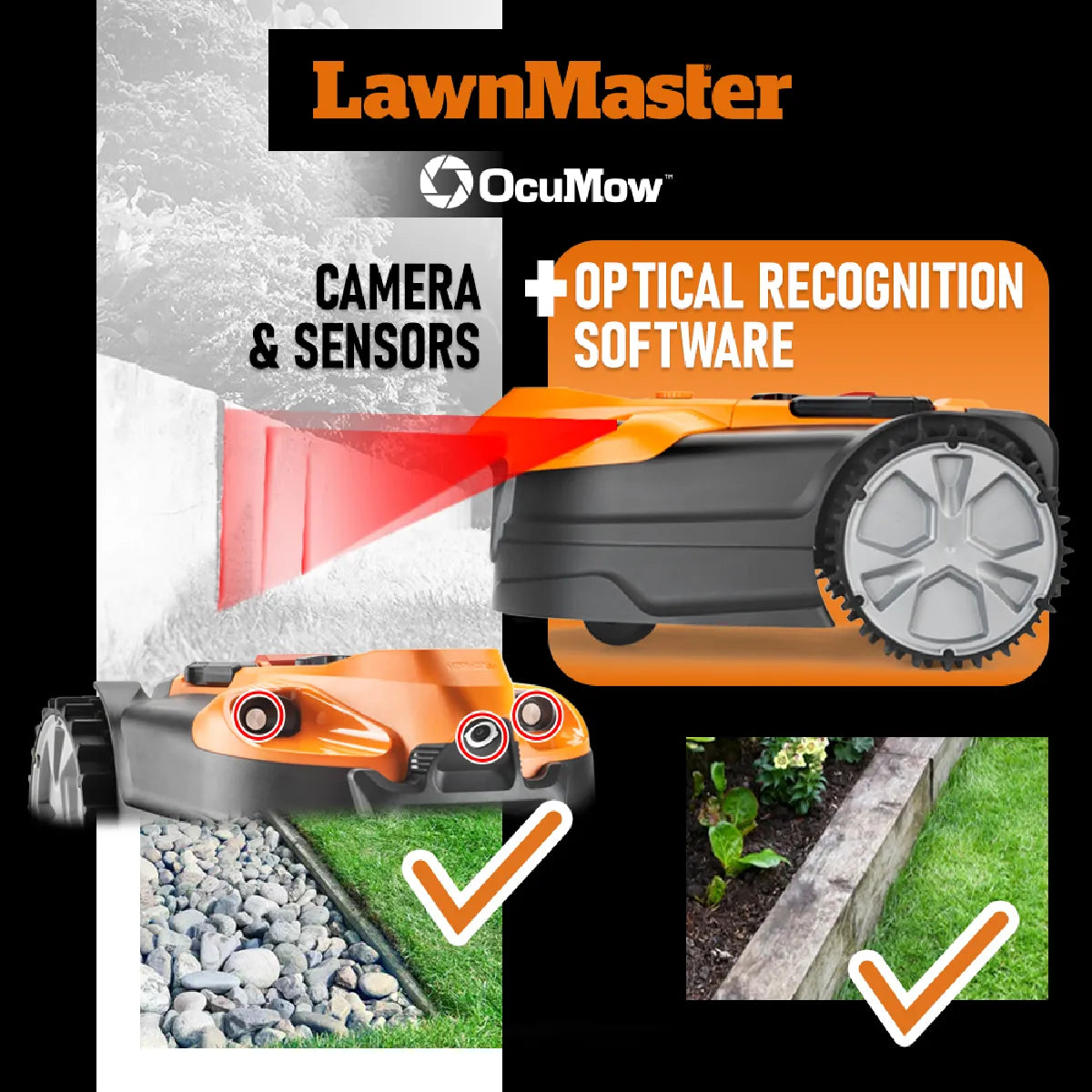 Lawnmaster Robot Cortacésped VBRM18-4A 24V con Estación de Carga