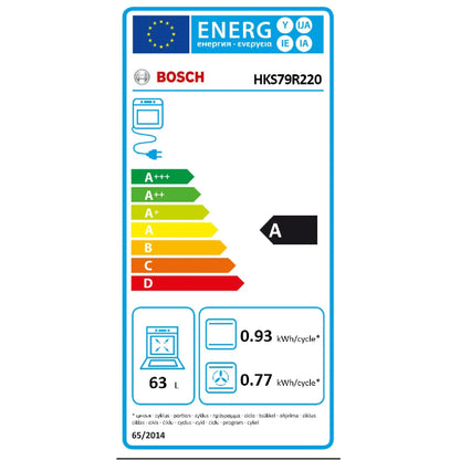 Bosch HKS79R220 Cocina Vitrocerámica Libre 4 Quemadores 63L
