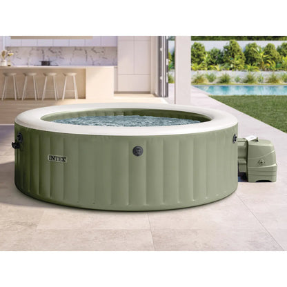 Spa Gonflable Intex PureSpa Olive Rond Bulles 6 Places MKR00014313944