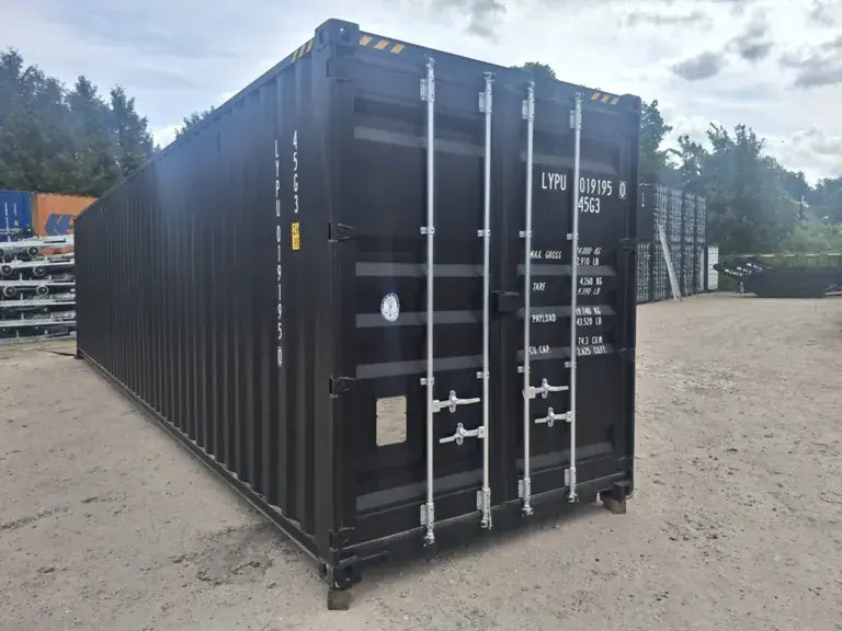 Rhino-Cross-Containers 2025 Contenitore High Cube 40ft Nero 4 Porte