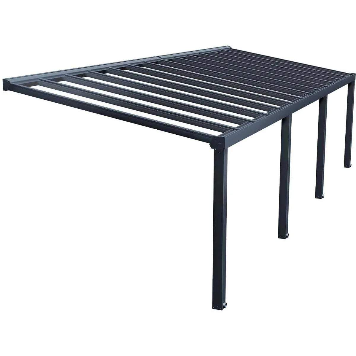 Canopia by Palram Pergola Adosada Gris Techo Policarbonato 4mm