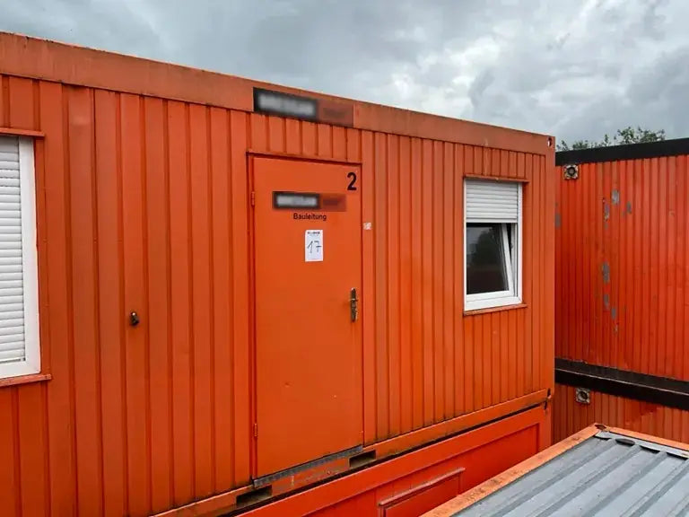 Modularer Bürocontainer 2011 Stahl Corten mit Isolierung und LED-Beleuchtung