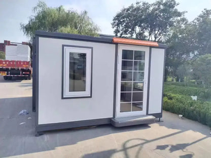 Stahlworks 2024 Mobile Wohncontainer – Modular, Isoliert, Komplett, 2‑Zimmer