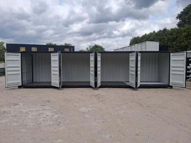 Rhino-Cross-Containers 2025 Contenitore High Cube 40ft Nero 4 Porte
