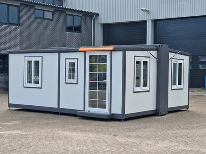 Mobile Wohneinheit 28 m² Büro‑Modul – Minimalistisch, Nachhaltig, Flexibel Komplett