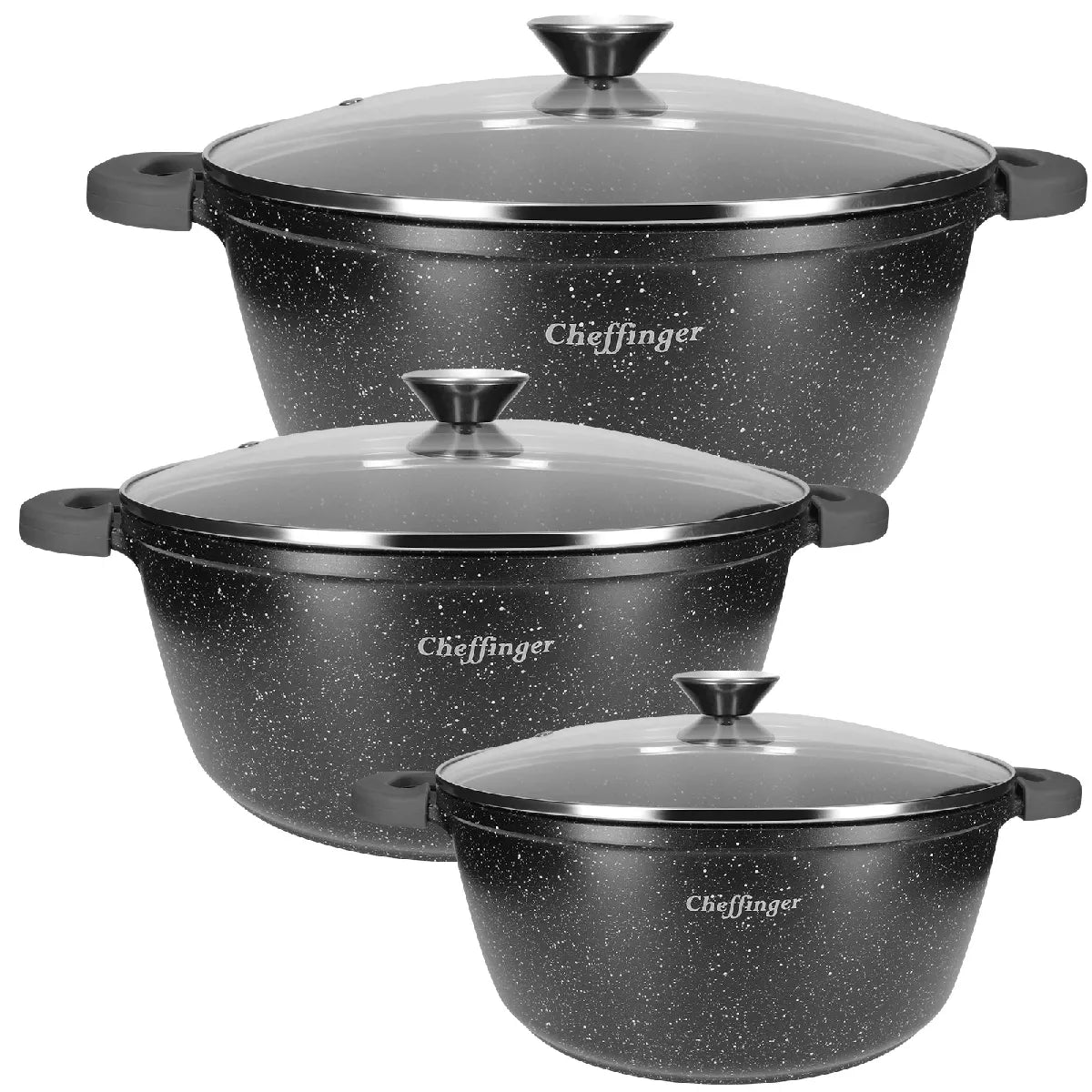 Marmite Aluminium 28cm Cheffinger Noir MKR00011346638