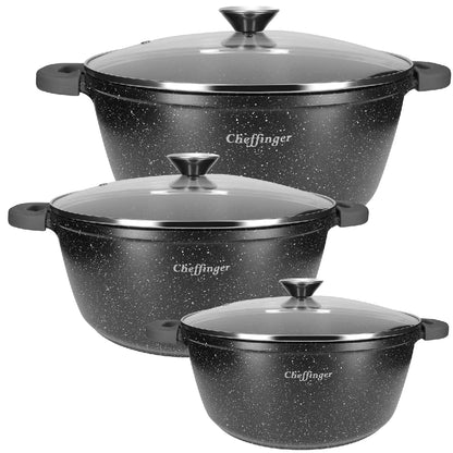 Marmite Aluminium 28cm Cheffinger Noir MKR00011346638