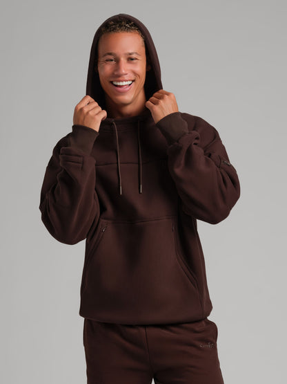 Comfrt Snak™ Hoodie Unisex Heavyweight Fleece mit 6 Snacktaschen