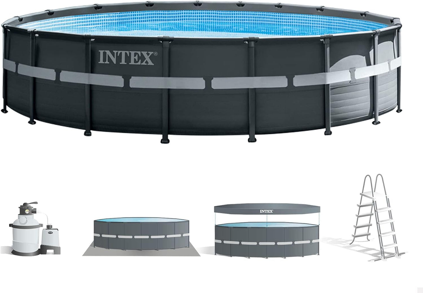 Intex Ultra XTR Frame Piscina Elevata Rotonda 549 × 132 cm 26 L