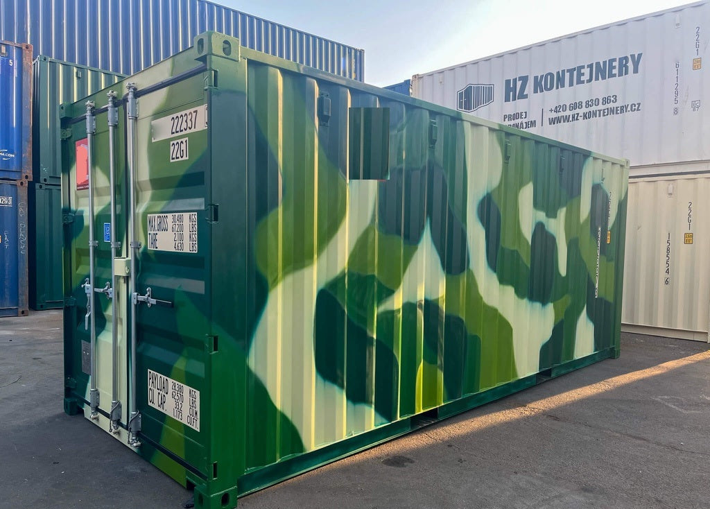 Contenedor Marítimo de 20 Pies Camuflaje