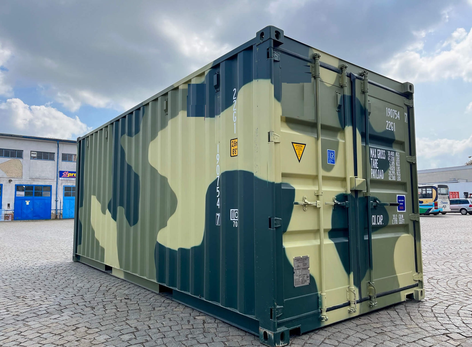 Contenedores Ejido Contenedor Marítimo 20 Piedi Camouflage Standard