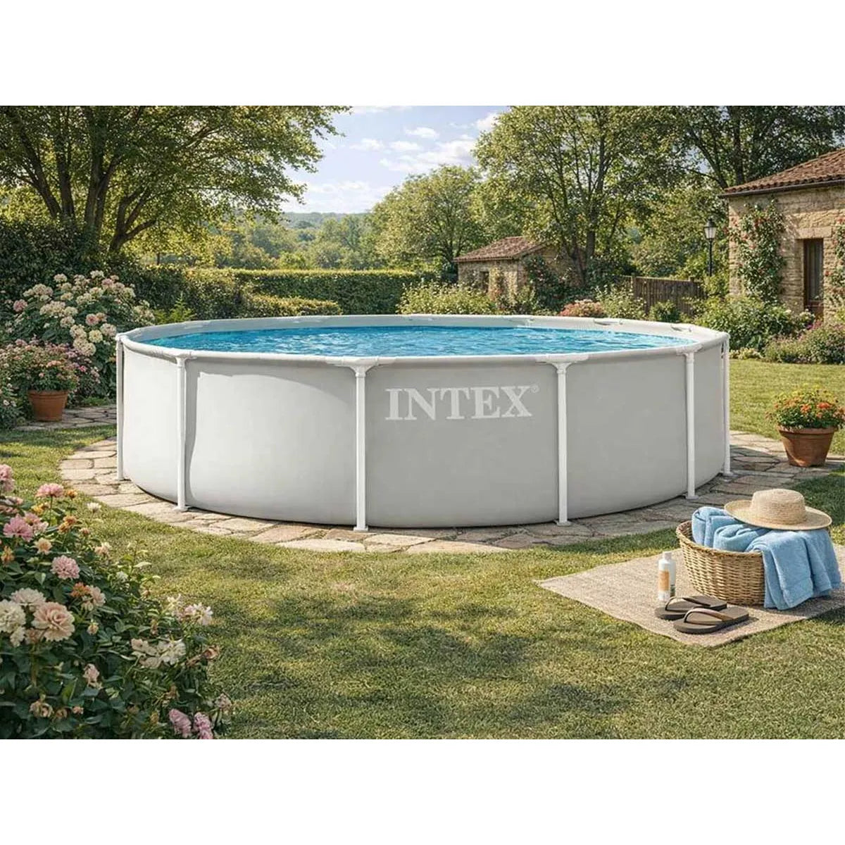 Piscine Tubulaire Ronde Intex Prism Frame MKR00014810624