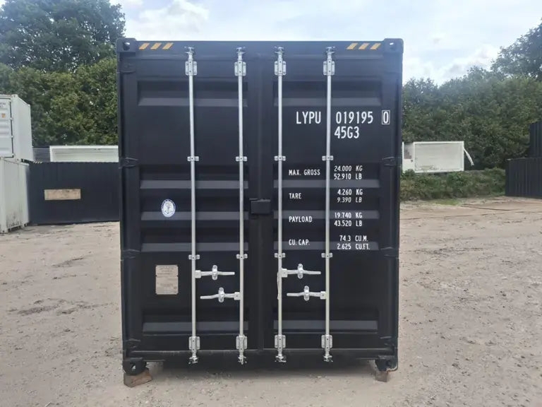 Rhino-Cross-Containers 2025 Contenitore High Cube 40ft Nero 4 Porte