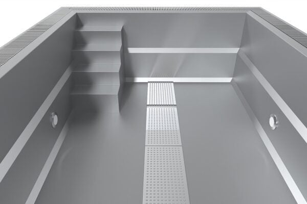 Pool Expert Edelstahl Schwimmbecken 3x6x1,34 m