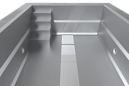 Pool Expert Edelstahl Schwimmbecken 3x6x1,34 m