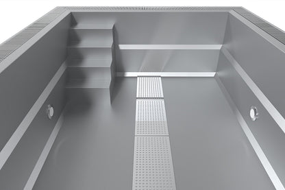 Pool Expert Edelstahl Schwimmbecken 3x6x1,34 m