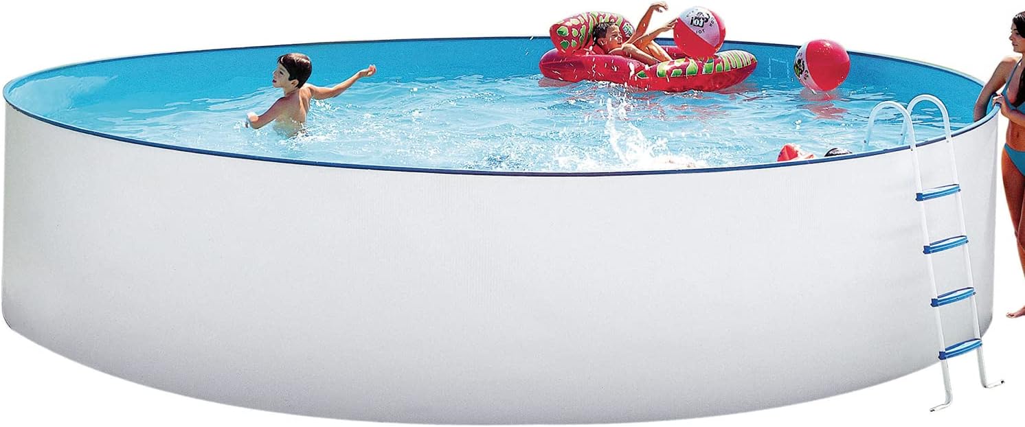 Contenedores Ejido SL Piscina Smontabile 350x120 cm Bianco