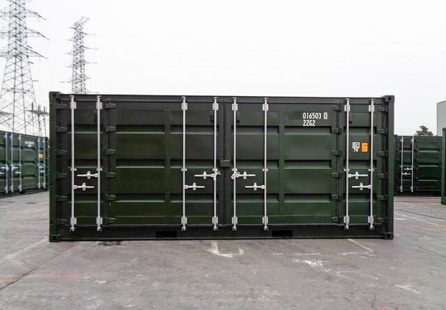 Contenedores Ejido Contenitore Marittimo 20 Pz Open Side Verde