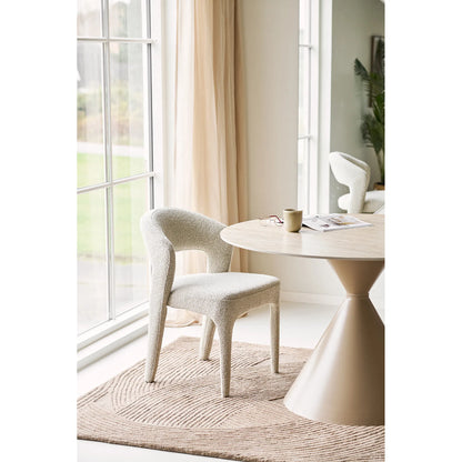 Luxusbetten24 Fjordella Esstisch Stahl/Keramik 180 cm Sand für Esszimmer