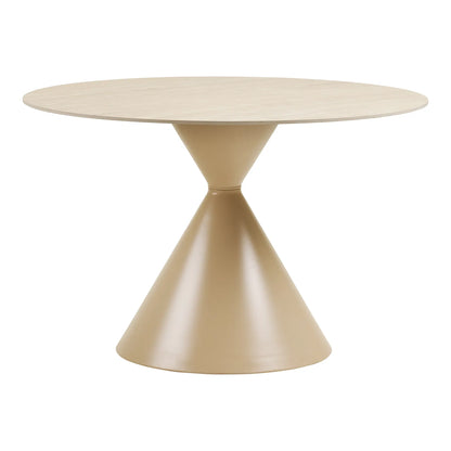 Luxusbetten24 Fjordella Esstisch Stahl/Keramik 180 cm Sand für Esszimmer