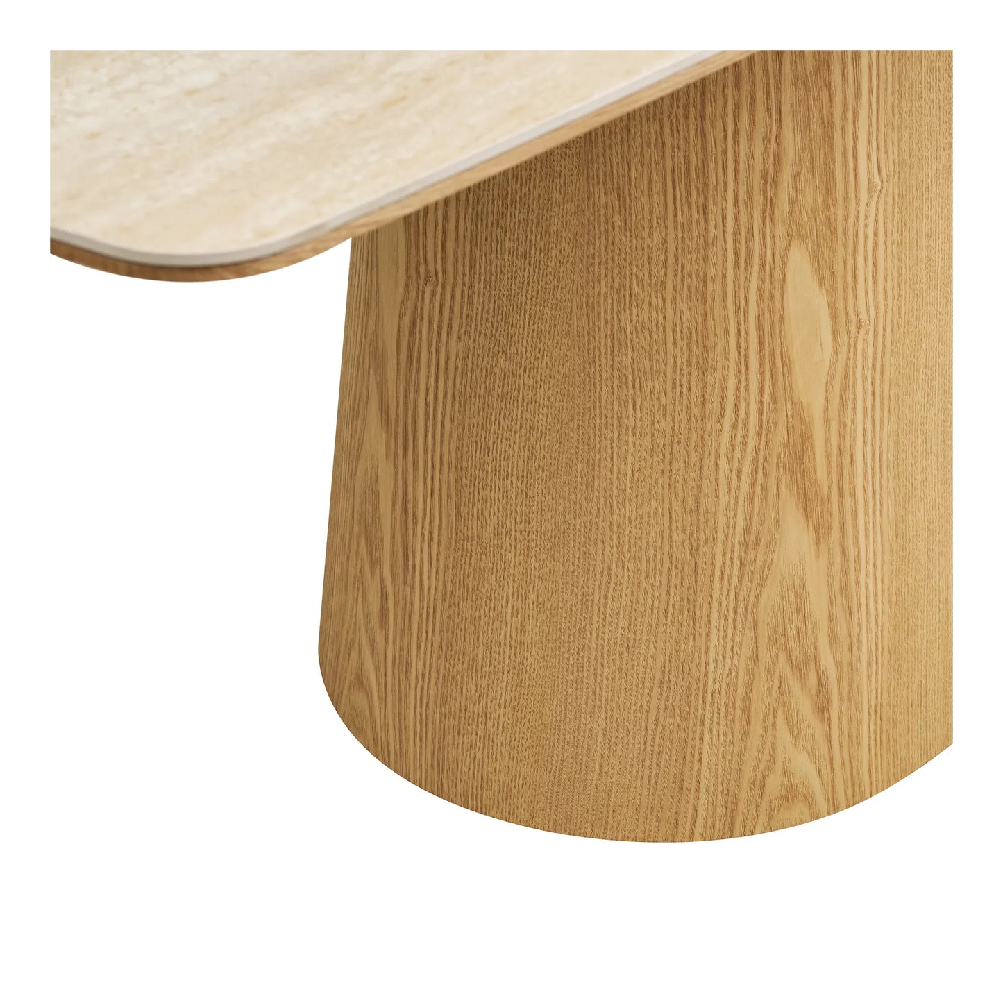 Esstisch Virella – Holzoptik, Natur und Stein