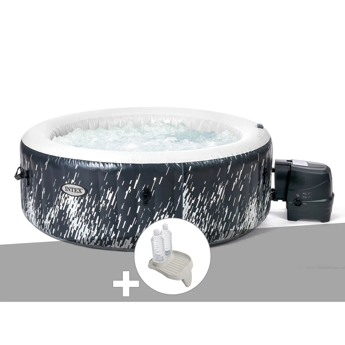 Kit Spa Gonflable Intex PureSpa Galaxie Rond Bulles 4 Places MKR00014316439