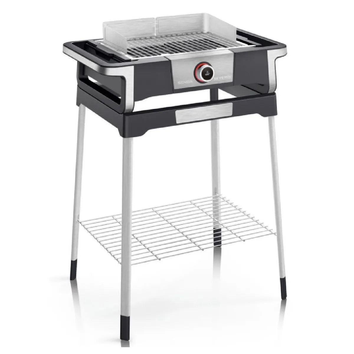 Severin PG8118 Barbecue eléctrico 3000W Digital Boost S Negro Inox