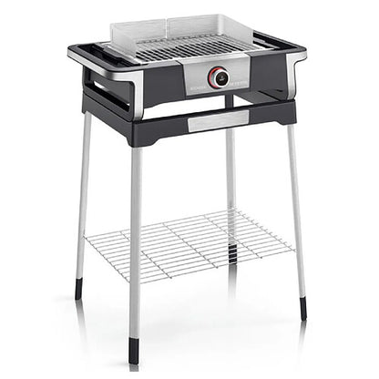 Severin PG8118 Barbacoa Eléctrica 3000W Negro/Acero Inoxidable