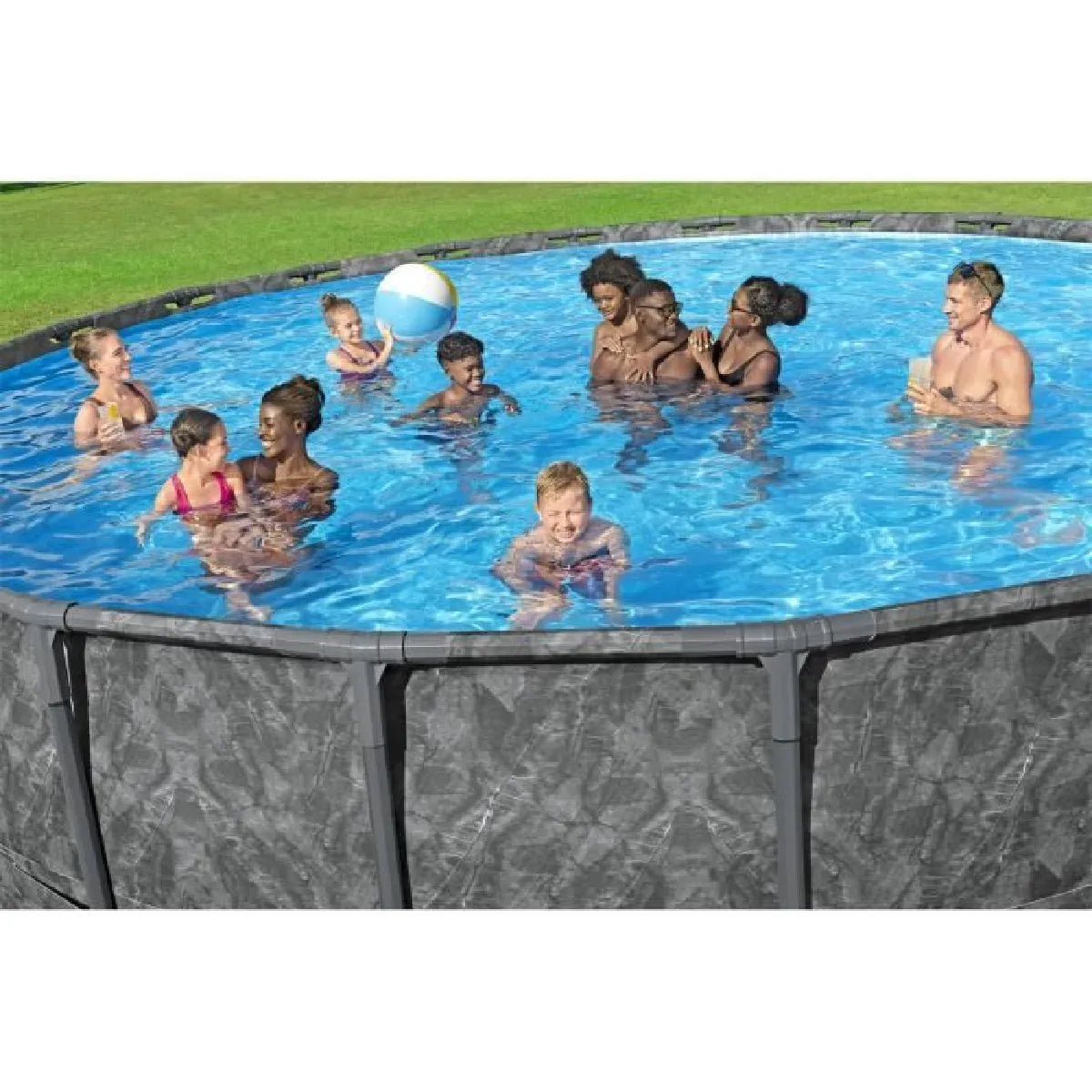 Bestway APX 365 Piscina Tubular Redonda 6.71 x 1.32 m
