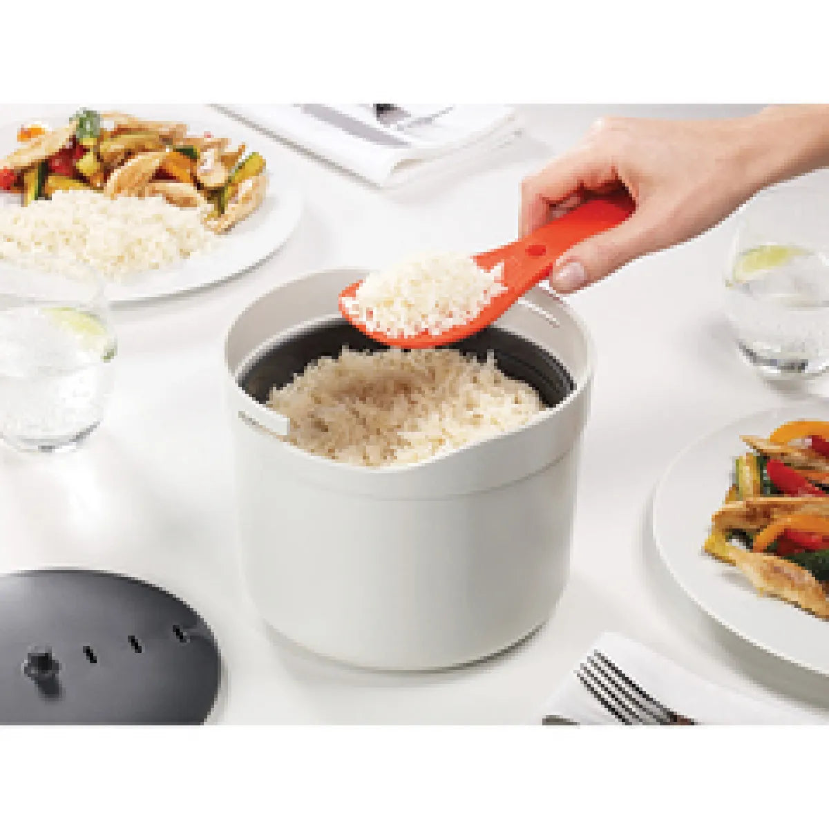 Joseph Joseph 45002 Cocina de Arroz Microondas 2 L Gris Claro