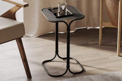 Luxusbetten24 Orento Modernes Couchtisch Schwarz Metallgestell Design Wohnzimmer
