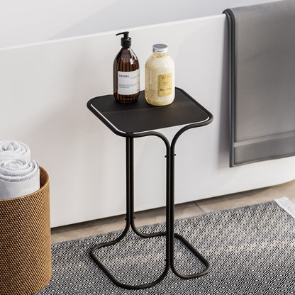 Luxusbetten24 Orento Modernes Couchtisch Schwarz Metallgestell Design Wohnzimmer