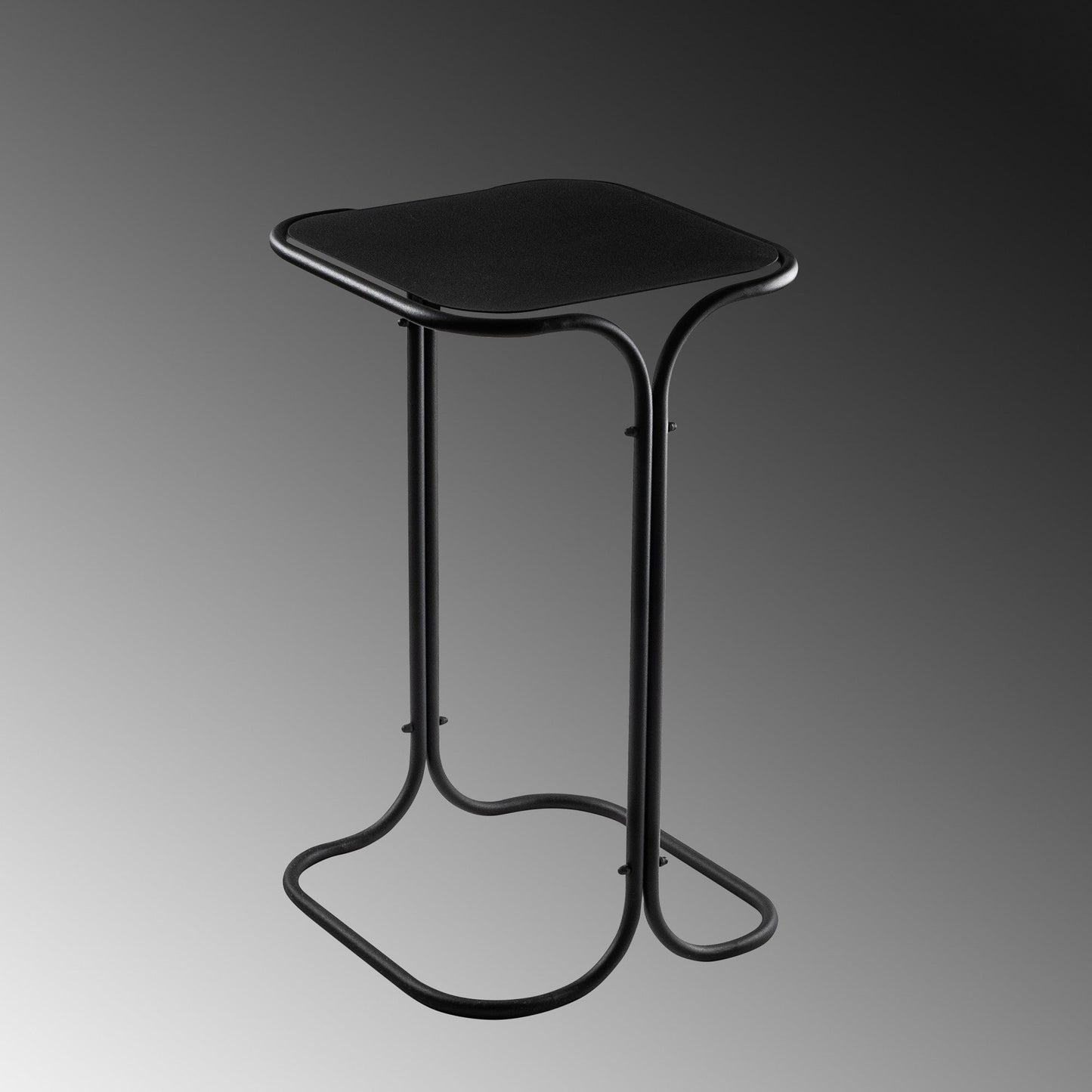Luxusbetten24 Orento Modernes Couchtisch Schwarz Metallgestell Design Wohnzimmer