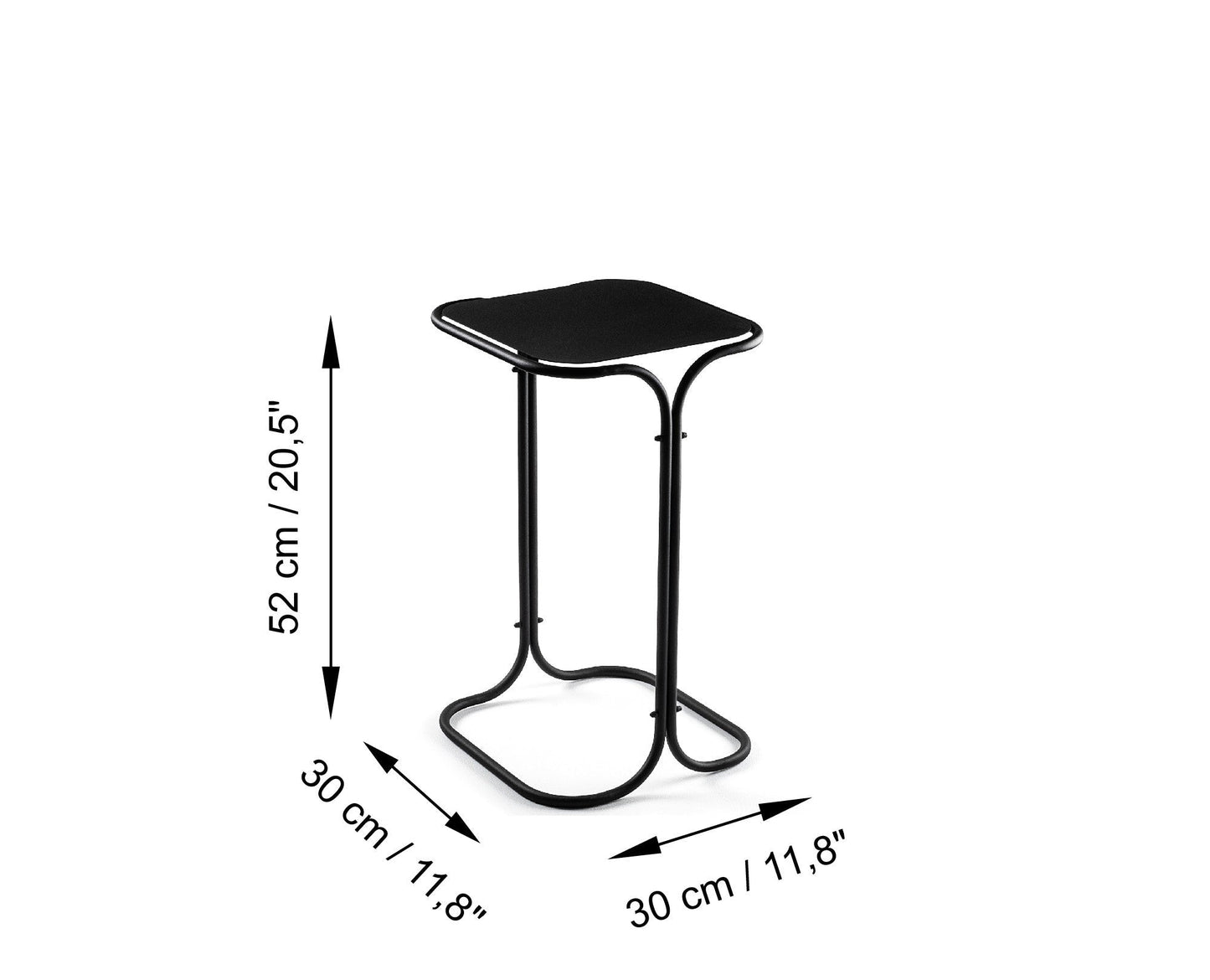Luxusbetten24 Orento Modernes Couchtisch Schwarz Metallgestell Design Wohnzimmer