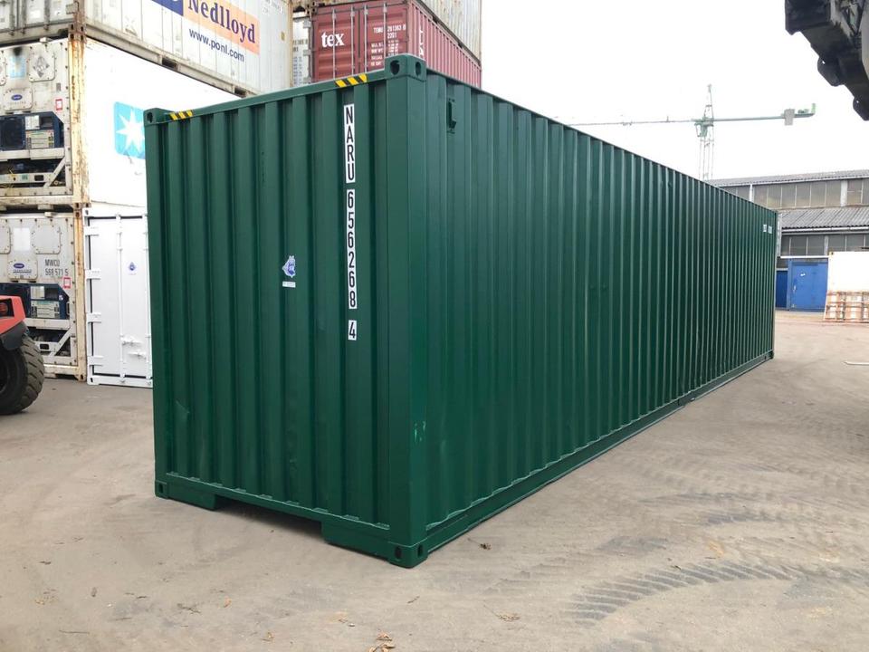 Contenedores Ejido SL Contenedor Marítimo 40 Pies High Cube Verde
