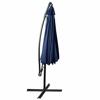 Akord Parasol Desplazado Azul Marino para Jardín Exterior