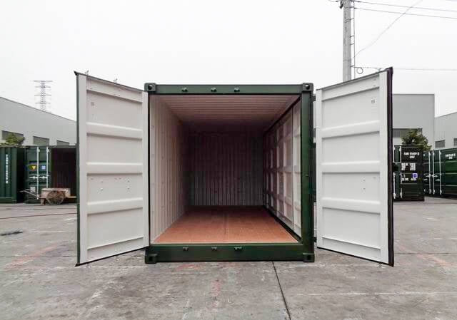 Contenedores Ejido Contenitore Marittimo 20 Pz Open Side Verde