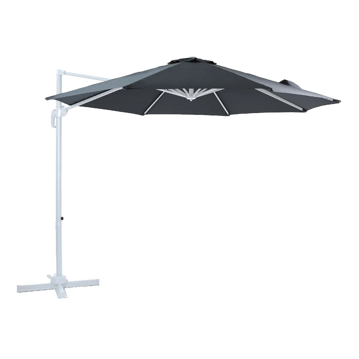 Axi House Parasol Marisol 300 cm Blanco Gris