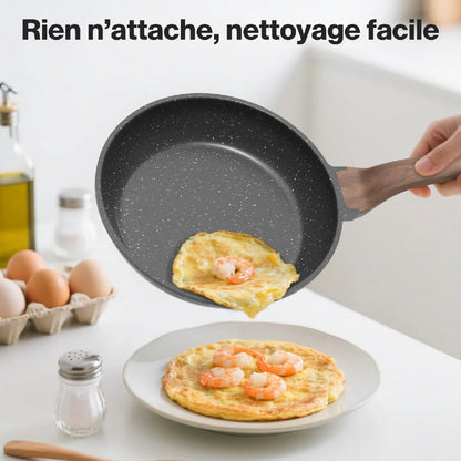 Poêle Antiadhésive 28cm YASHE Gris MKR00014183346