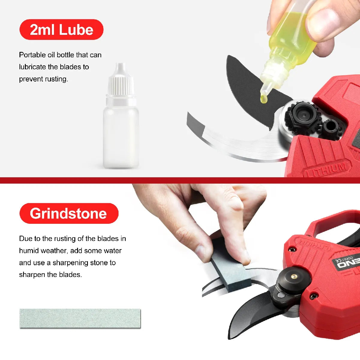 Teeno Sécateur Eléctrico Brushless 1 x 2000 mAh