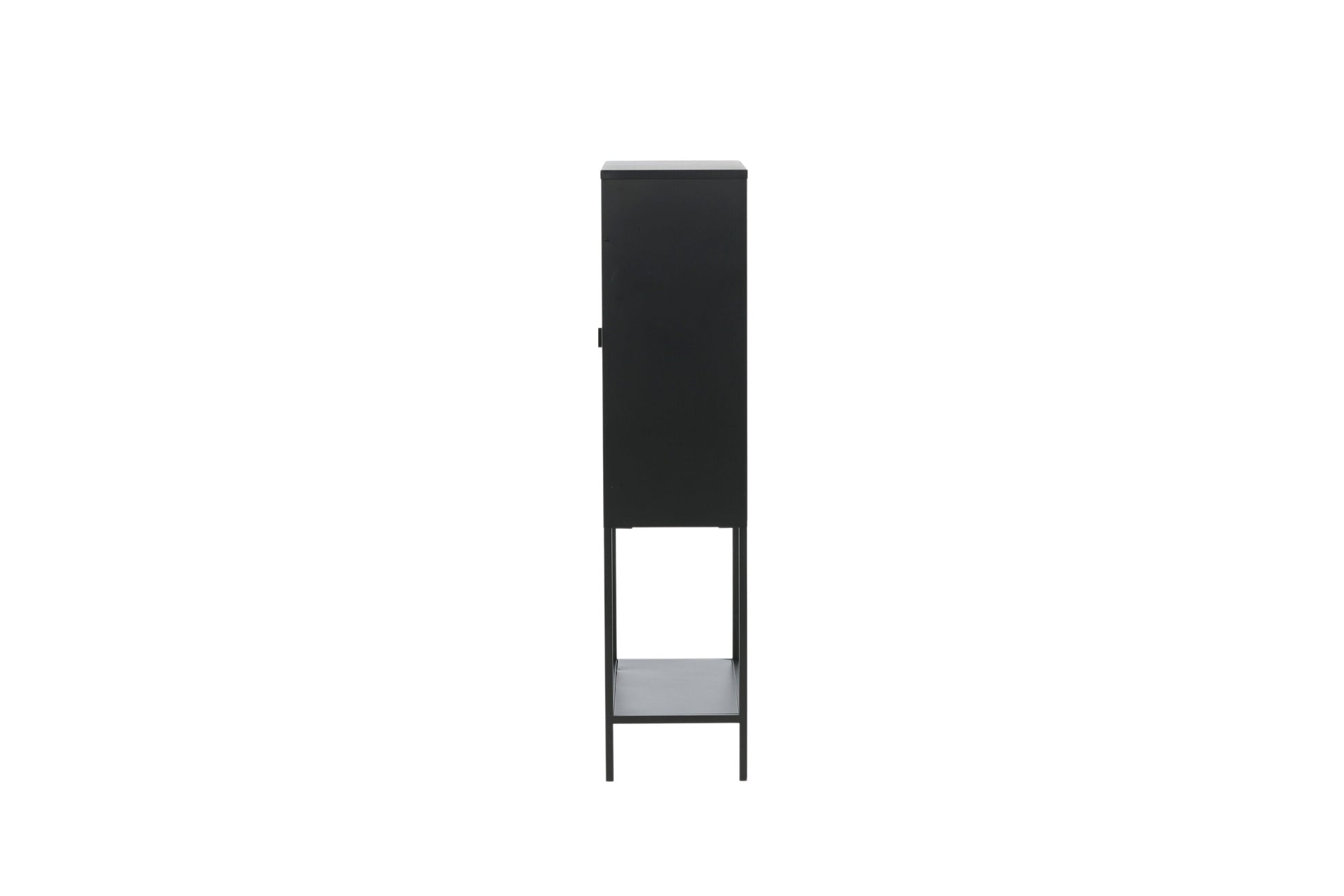 Luxusbetten24 Varda Vitrine mit Glastüren Schwarz