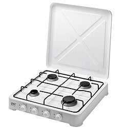 Casselin Cocina de Gas Acero Inoxidable 6 Quemadores