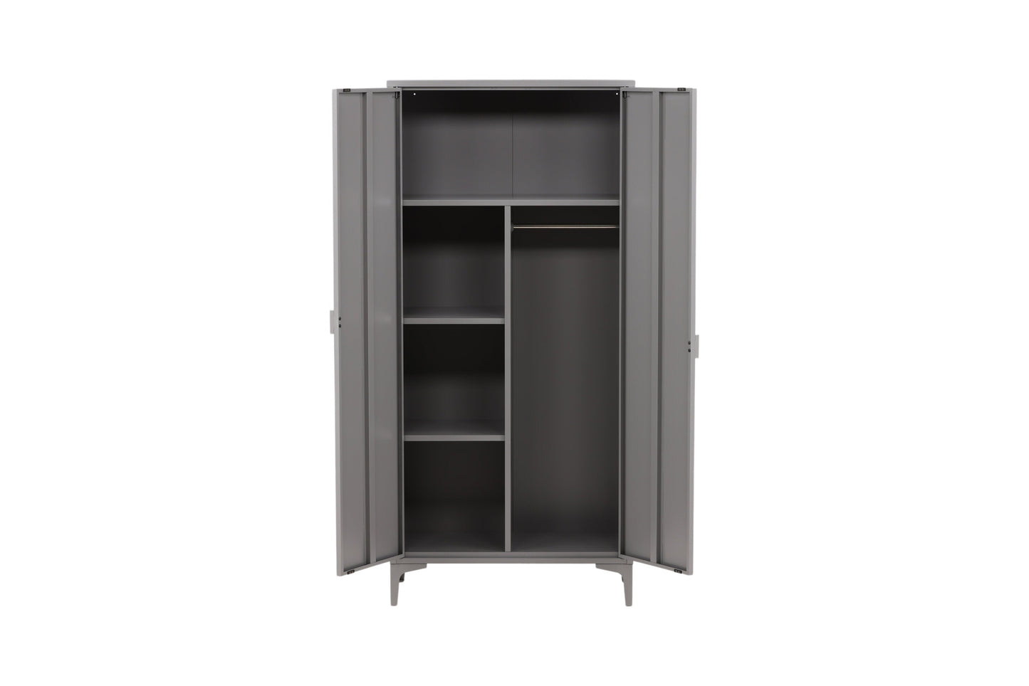 Designer Schrank Piring – in schlichtem Grau