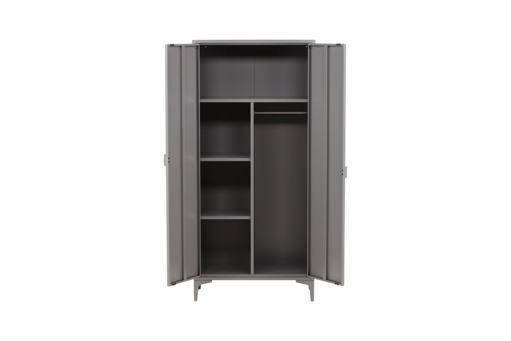 Designer Schrank Piring – in schlichtem Grau