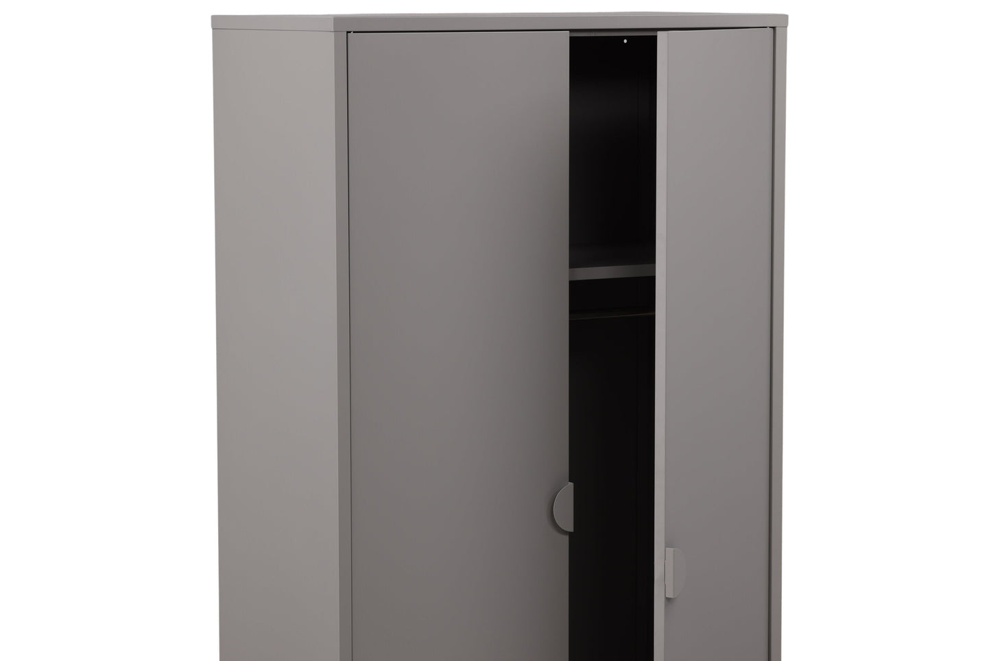 Designer Schrank Piring – in schlichtem Grau